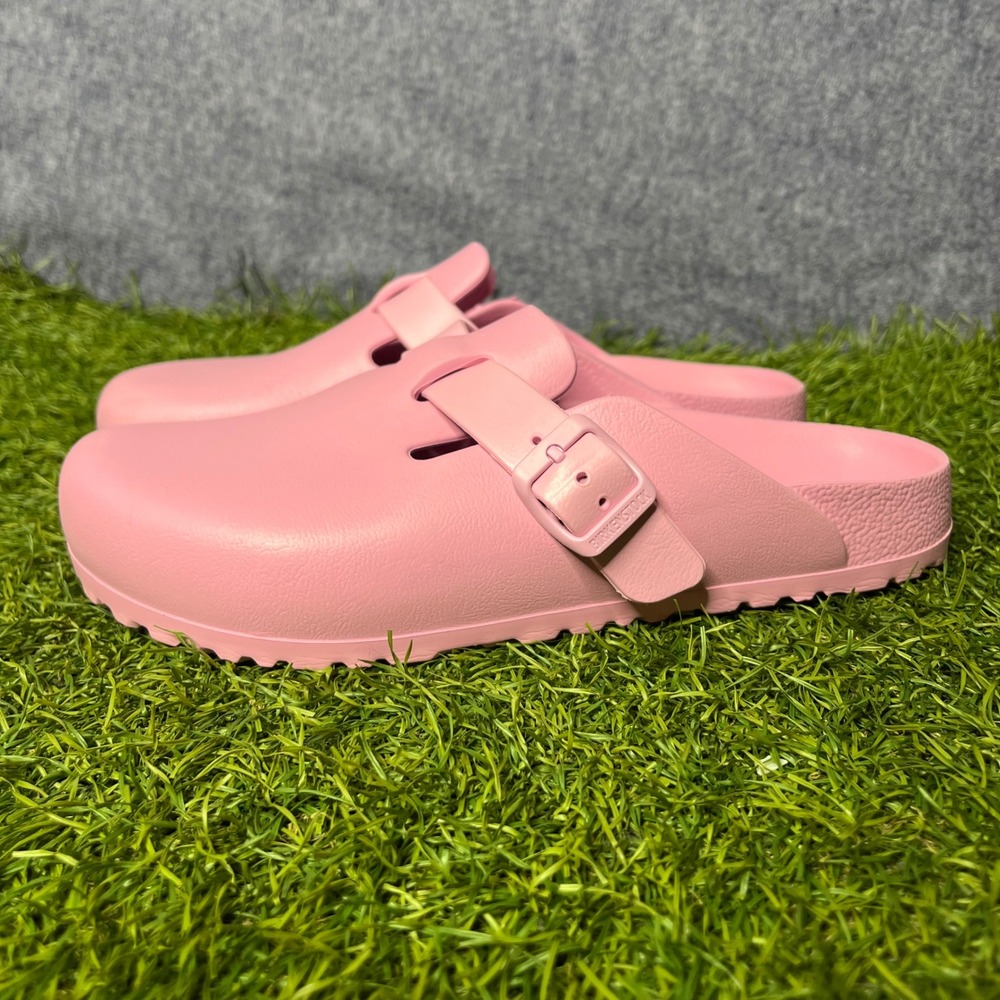 Birkenstock Boston EVA Clogs Pink Waterproof Slip On Sandals Womens 40 L9 M7 - Picture 5 of 7